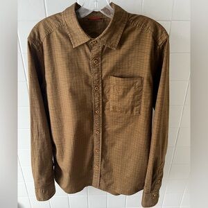 Topo Designs Brown Grid Men's Shirt